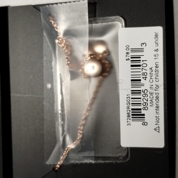 Coach Slider Bracelet Goldtone Crystal nwt - Picture 2 of 3